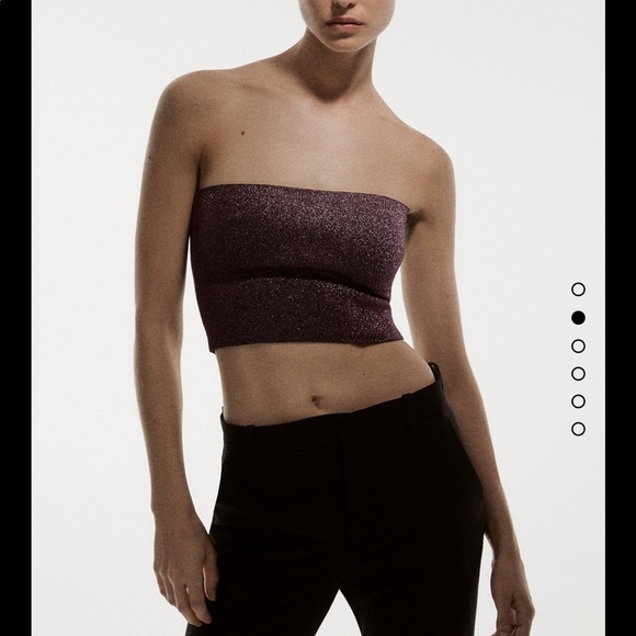 Zara sparkling knit top & jacket - Picture 4 of 4